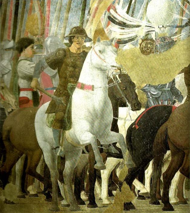 the legend of the true cross, detail, Piero della Francesca